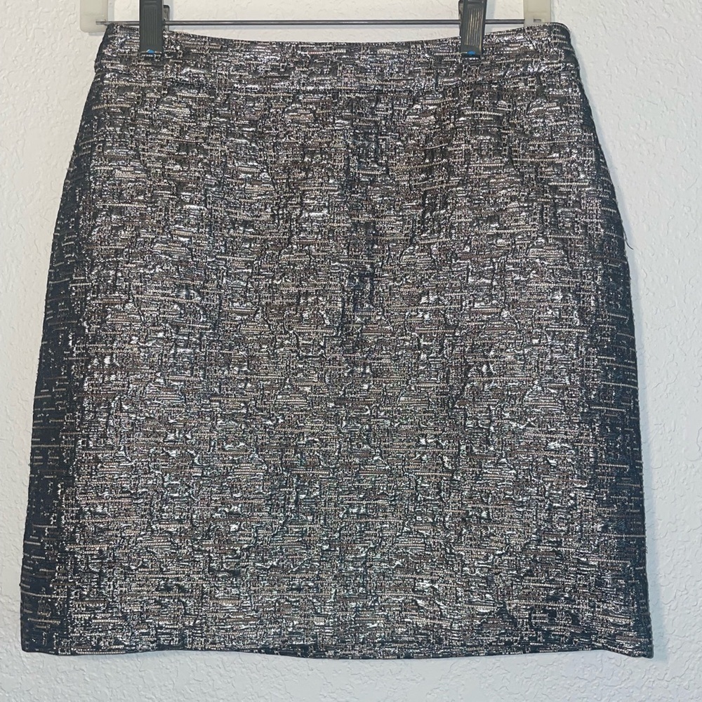 Banana Republic Metallic mini skirt size 0 - Picture 1 of 7